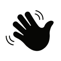 Waving hand